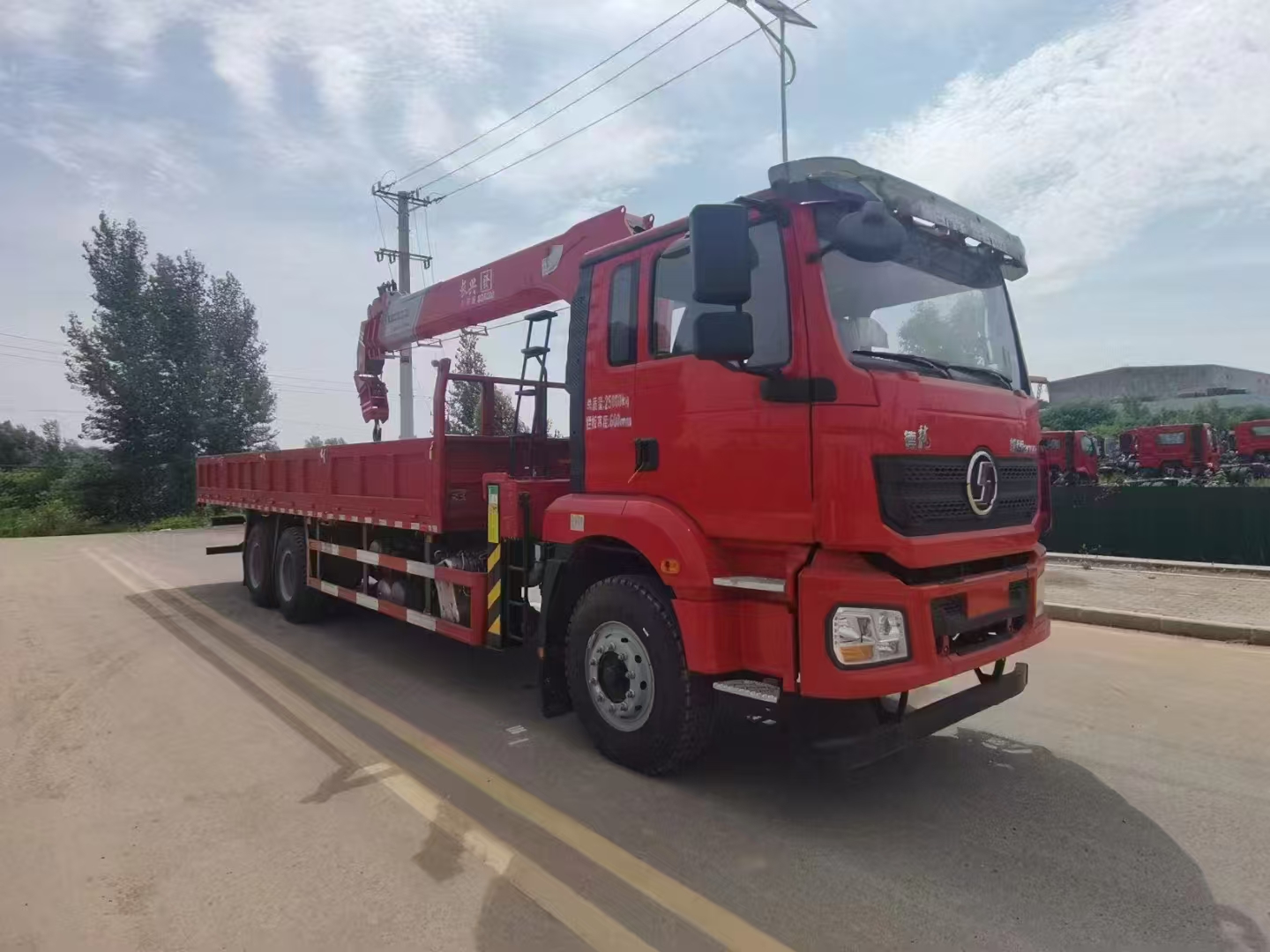 陜汽德龍后八輪活動車型