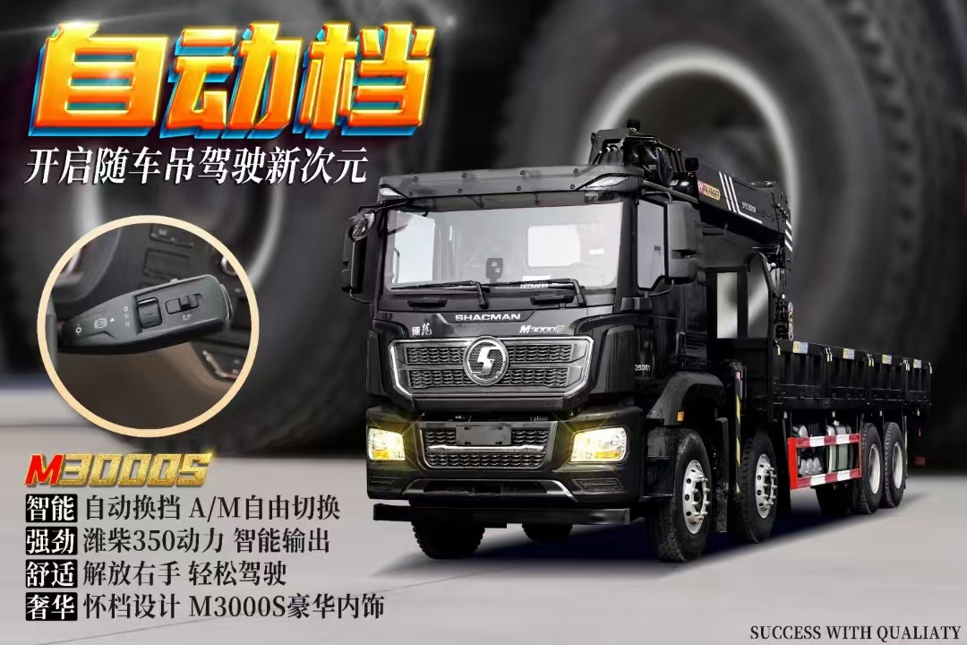 陜汽德龍前四后八車型